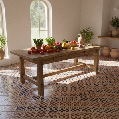 Tile Stencil - Design 16 - Kitchen Floor