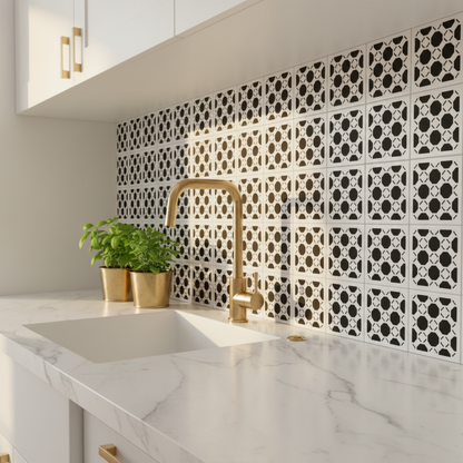 Tile Stencil - Design 16 - Kitchen Sink