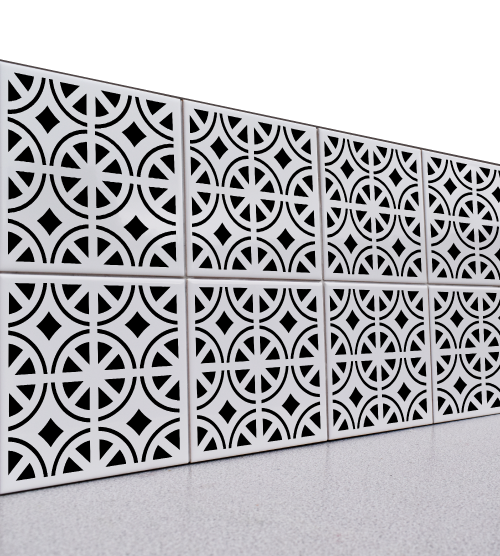 Tile Stencil - Design 17