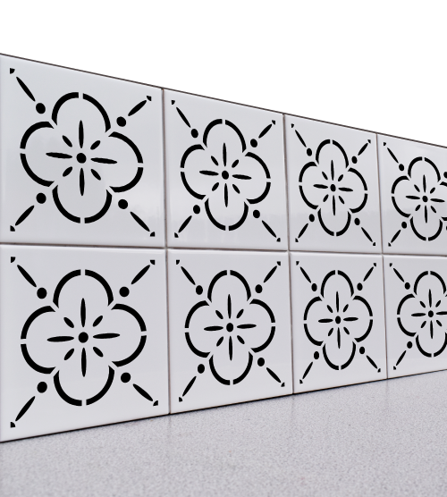 Tile Stencil - Design 18