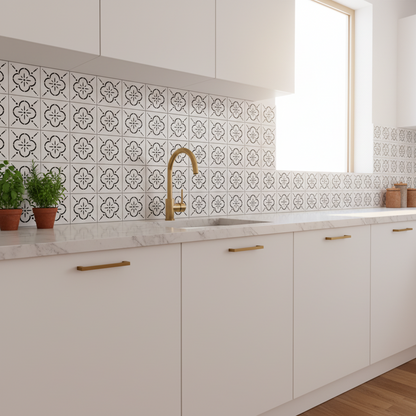 Tile Stencil - Design 18 - Kitchen Sink