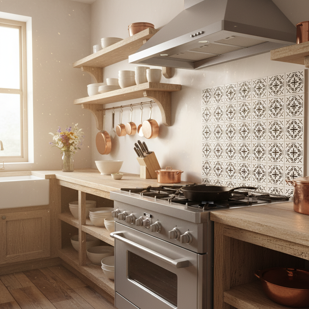 Tile Stencil - Design 21 - Backsplash
