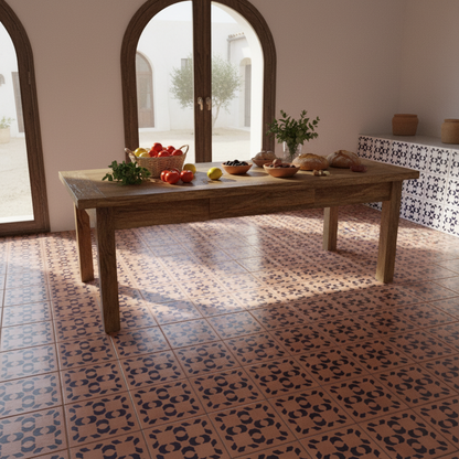 Tile Stencil - Design 22 - Kitchen Floor