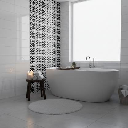 Tile Stencil - Design 23 - Bathroom Wall