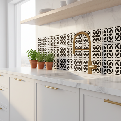 Tile Stencil - Design 23 - Kitchen Sink