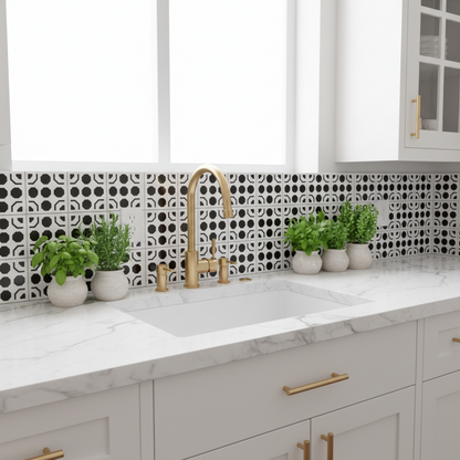 Tile Stencil - Design 24 - Kitchen Sink