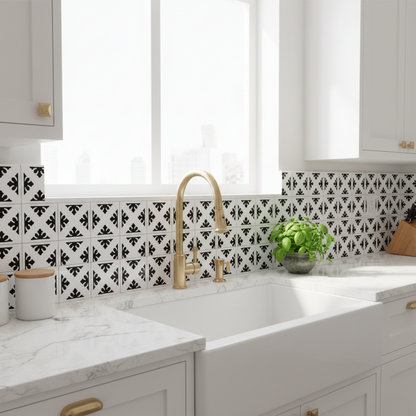 Tile Stencil - Design 28 - Kitchen Sink
