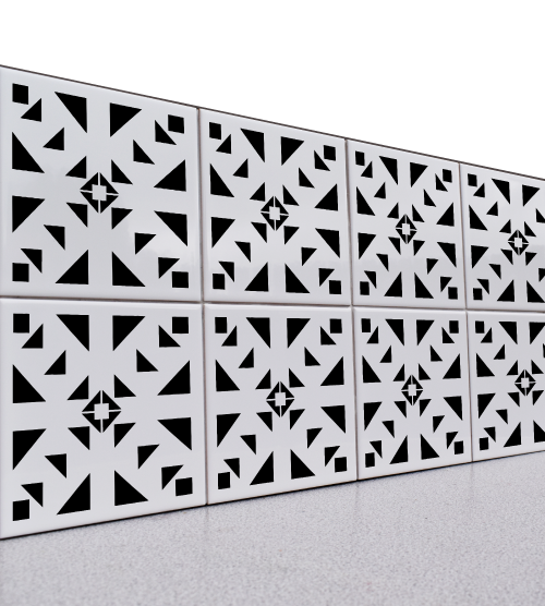 Tile Stencil - Design 34