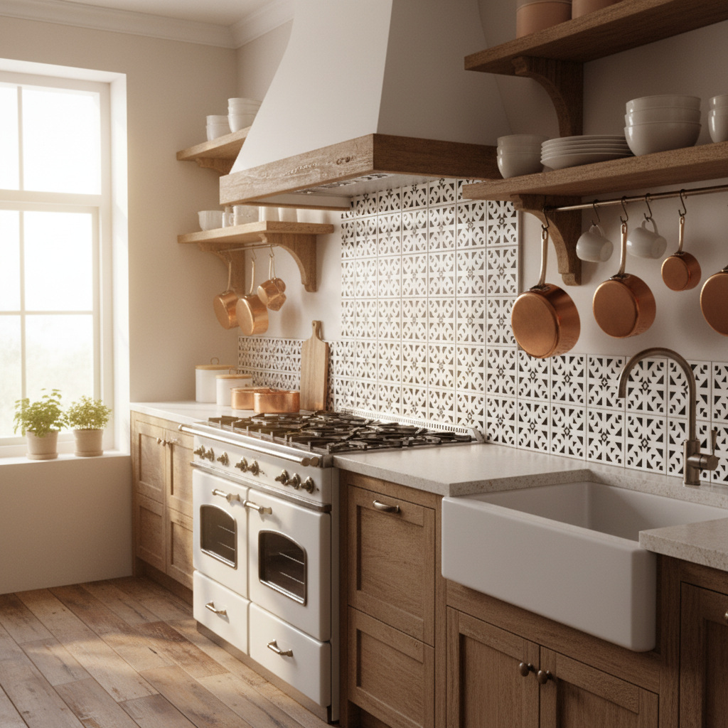 Tile Stencil - Design 34 - Backsplash