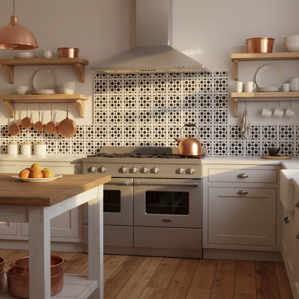 Tile Stencil - Design 35 - Backsplash