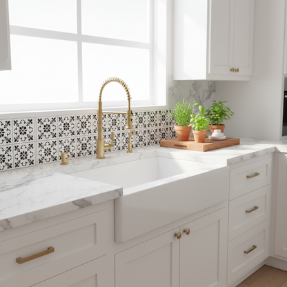 Tile Stencil - Design 36 - Kitchen Sink