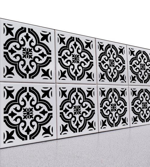 Tile Stencil - Design 43
