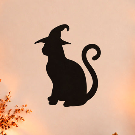 Witches Cat Stencil