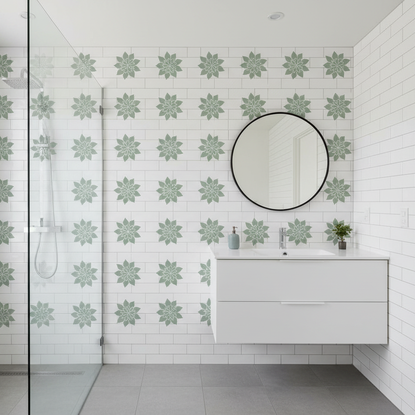 Flower Stencil - Design 7