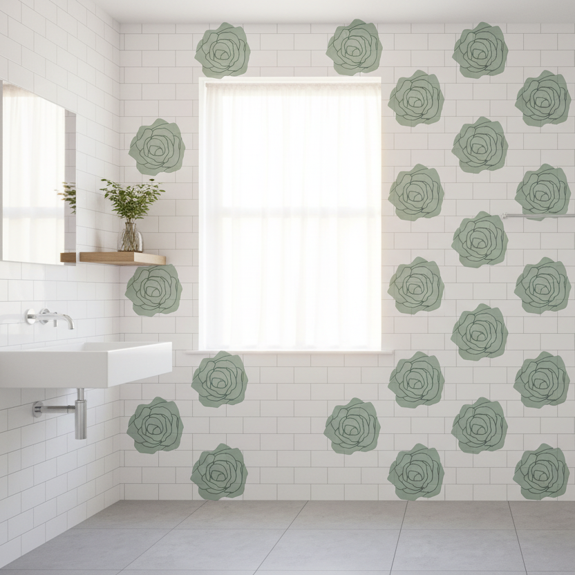 Flower Stencil - Design 8