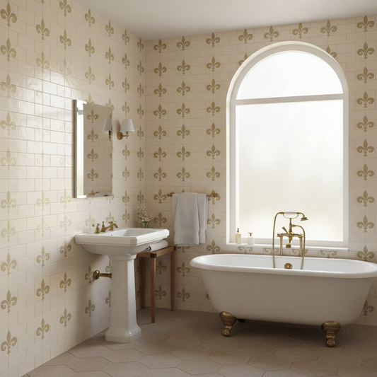 Fleur De Lis Stencil - Design 5