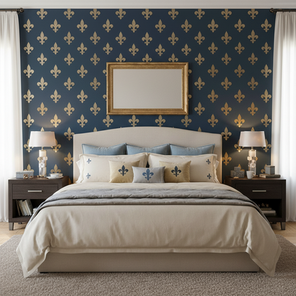 Fleur De Lis Stencil - Design 3