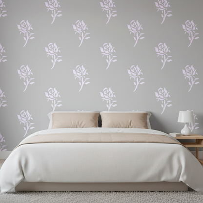 Rose Floral Stencil