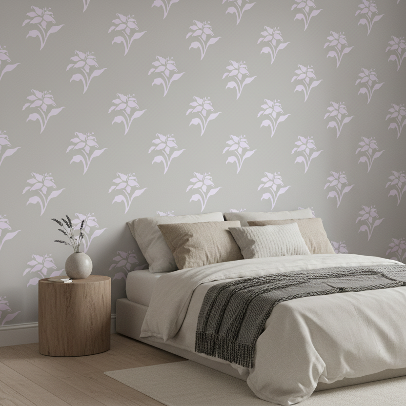 Flower Stencil - Design 3