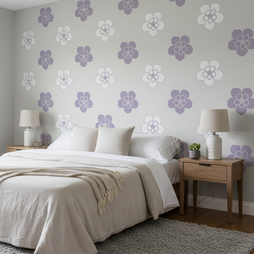 Flower Stencil - Design 4