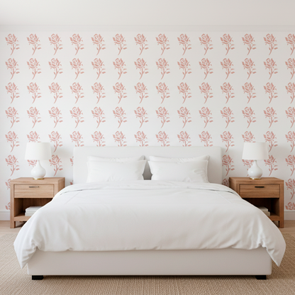 Rose Floral Stencil
