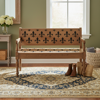 Fleur De Lis Stencil - Design 4