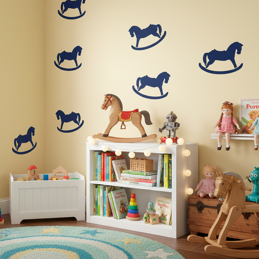Rocking Horse Stencil
