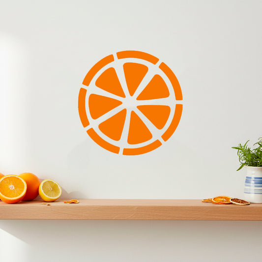 Citrus Slice Stencil