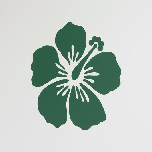 Hibiscus Floral Flower Stencil