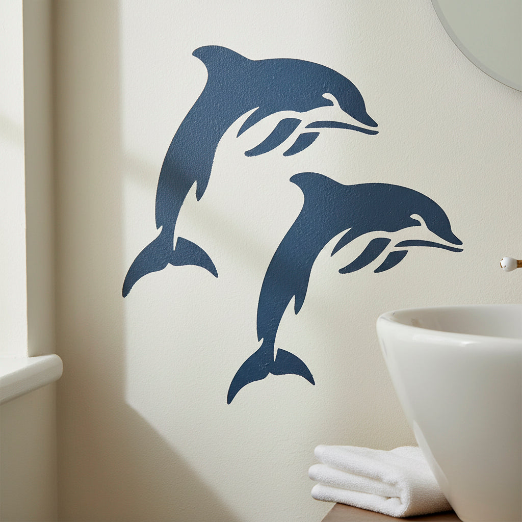Dolphin Stencil