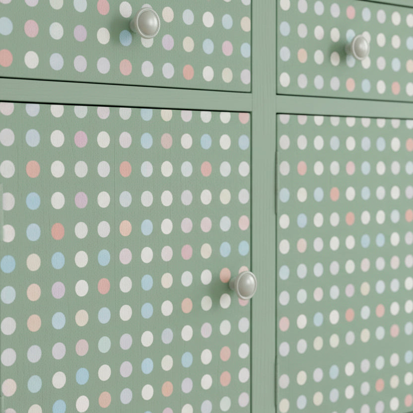 Polka Dots Pattern Stencil - Small