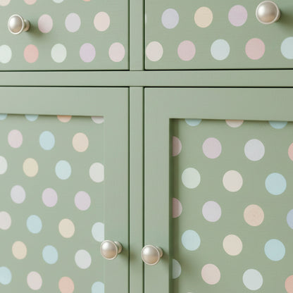 Polka Dots Pattern Stencil - Medium