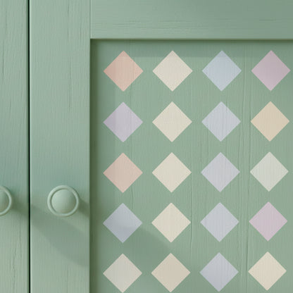 Diamonds Pattern Stencil - Design 1