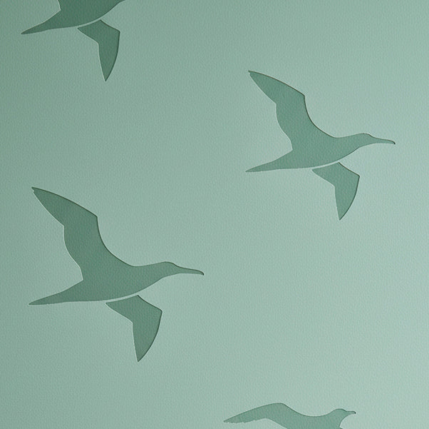 Flying Seagull Stencil