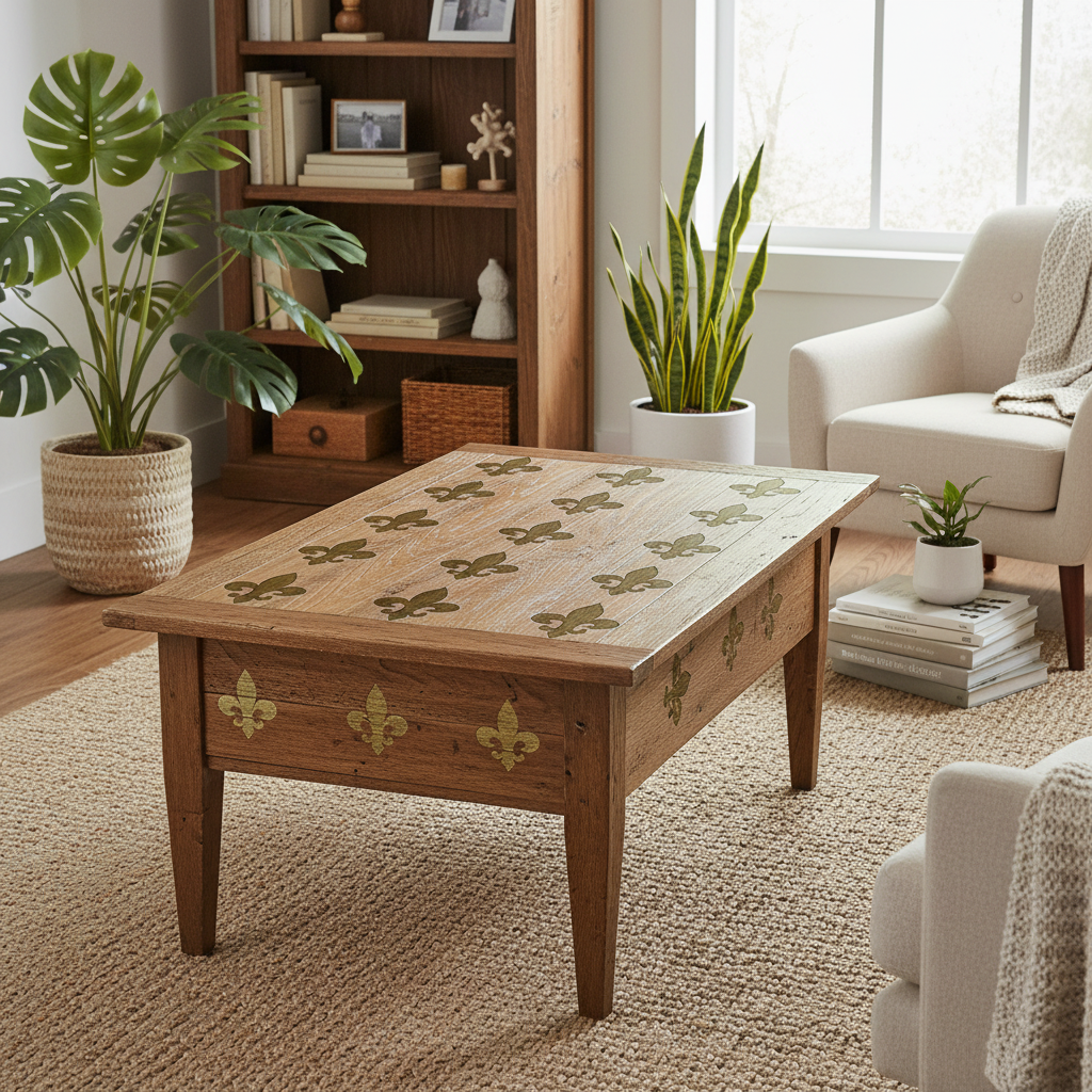 Fleur De Lis Stencil - Design 3