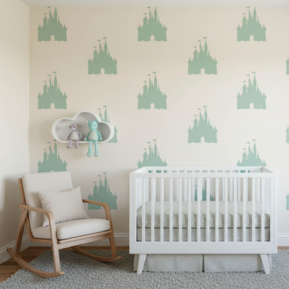 Fantasy Castle Stencil