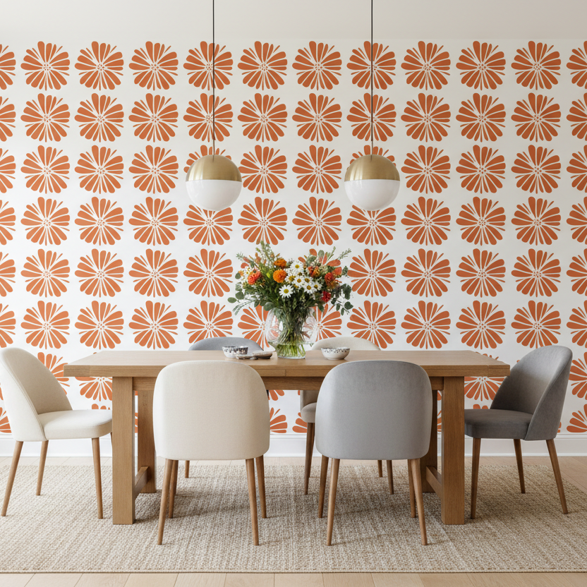 Flower Stencil - Design 10