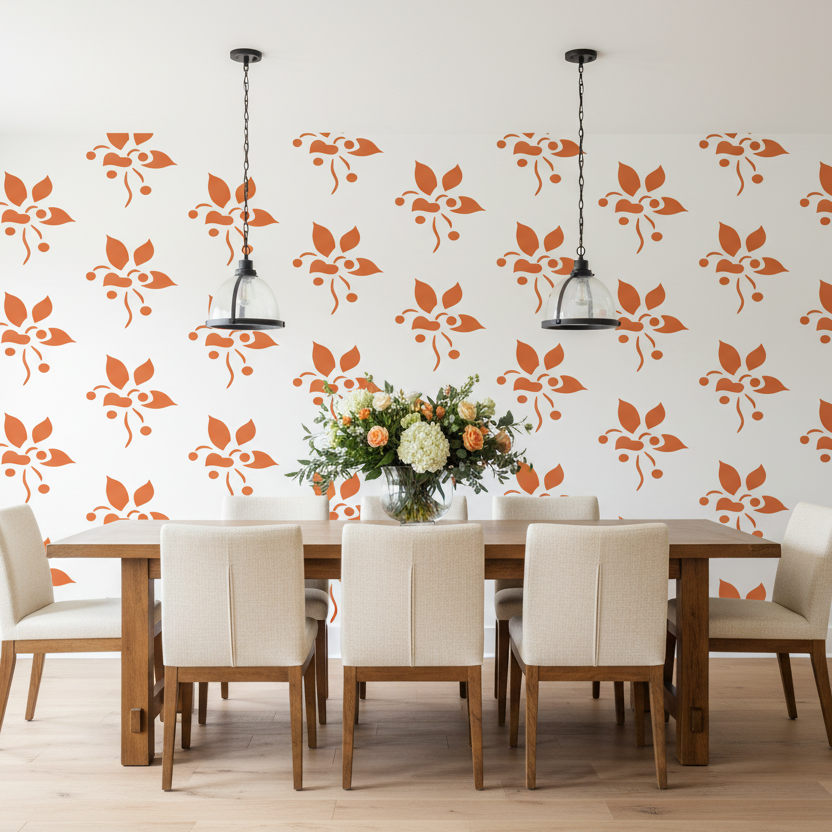 Flower Stencil - Design 6