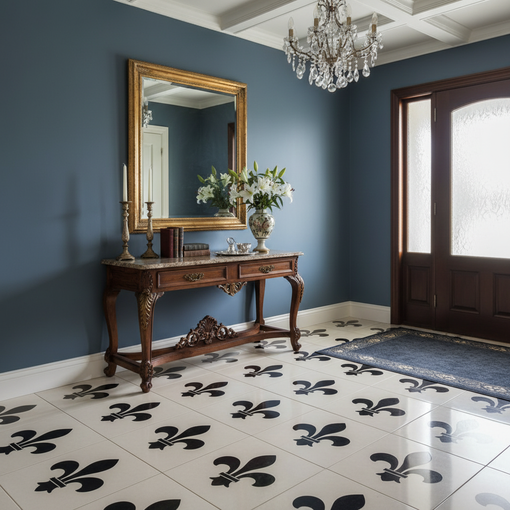 Fleur De Lis Stencil - Design 1