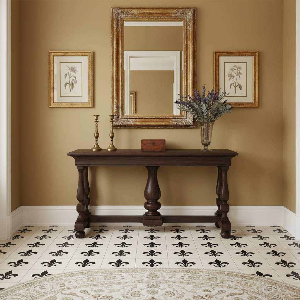 Fleur De Lis Stencil - Design 2