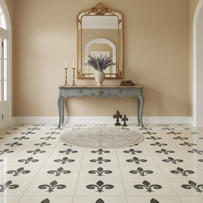 Fleur De Lis Stencil - Design 5