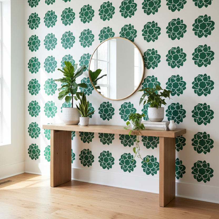 Flower Stencil - Design 11