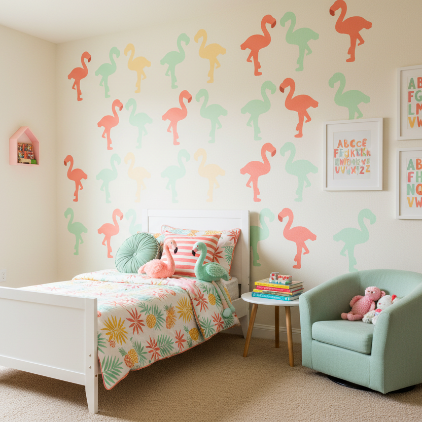 Flamingo Stencil
