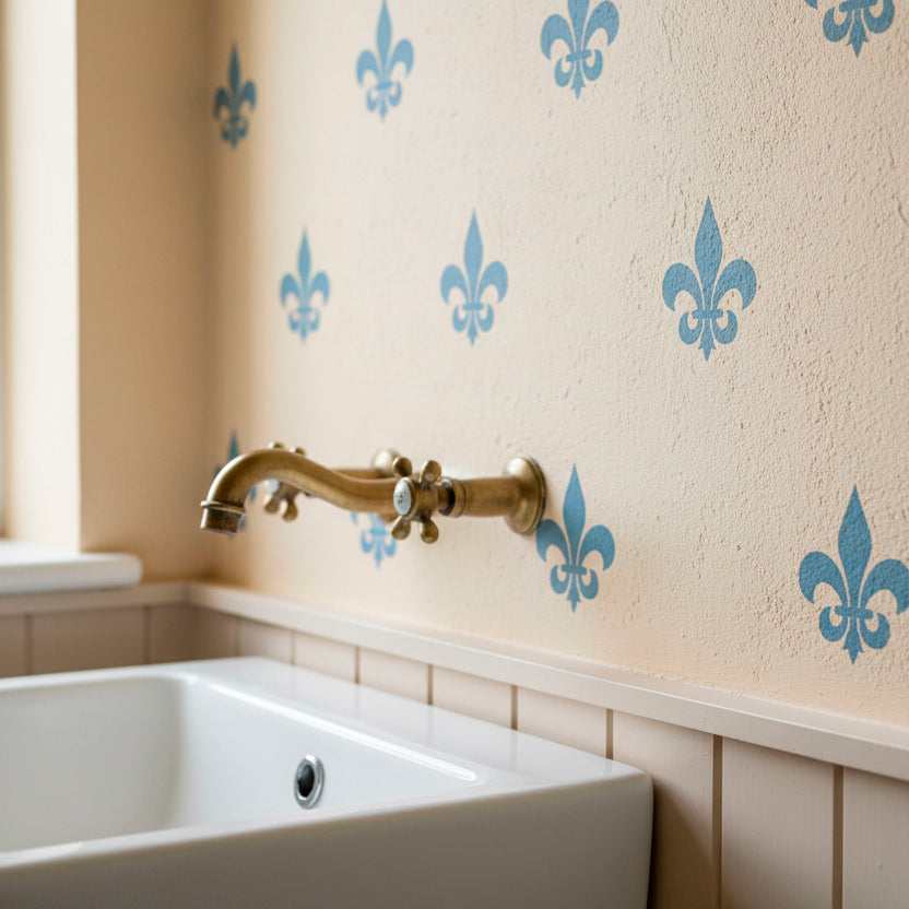 Fleur De Lis Stencil - Design 2
