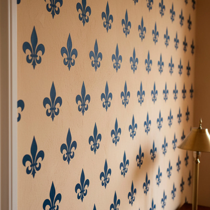 Fleur De Lis Stencil - Design 2