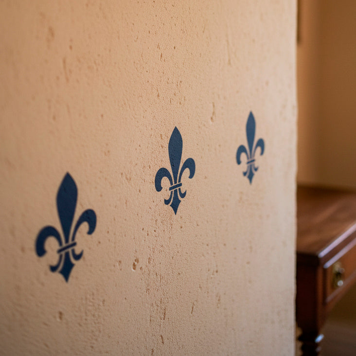 Fleur De Lis Stencil - Design 4