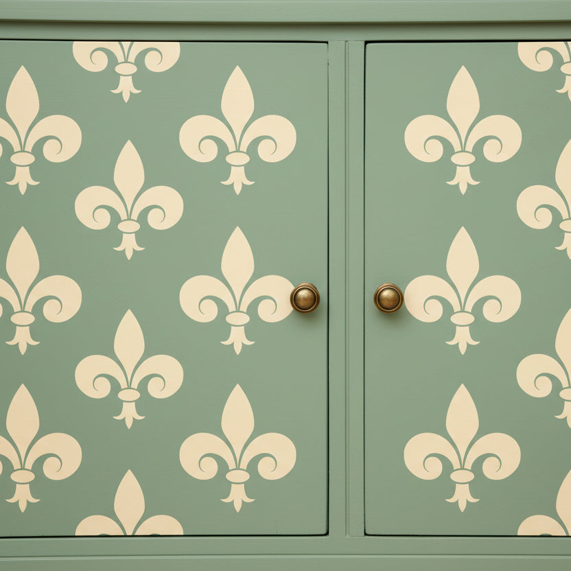 Fleur De Lis Stencil - Design 5