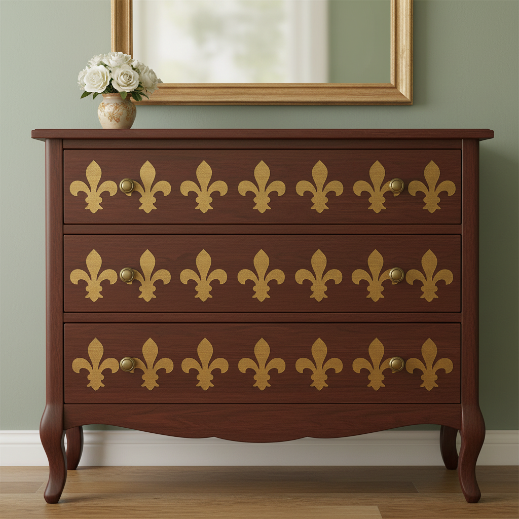 Fleur De Lis Stencil - Design 1