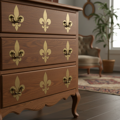 Fleur De Lis Stencil - Design 3