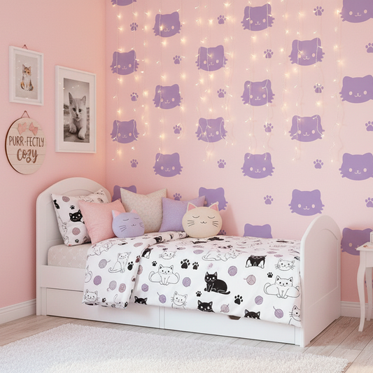 Kitten/Cat Head Stencil